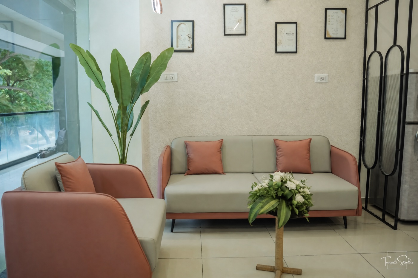 The Skin Edit clinic interior in Rajkot